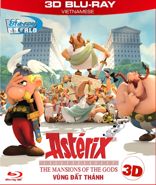 Z133. Asterix The Mansions Of The God 2015 - VÙNG ĐẤT THÁNH 3D50G (DTS-HD MA 5.1)